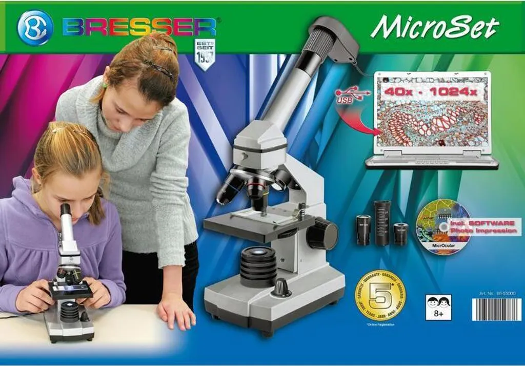 Microscope Bresser Junior pour enfant avec kit d'accessoires complet - 11