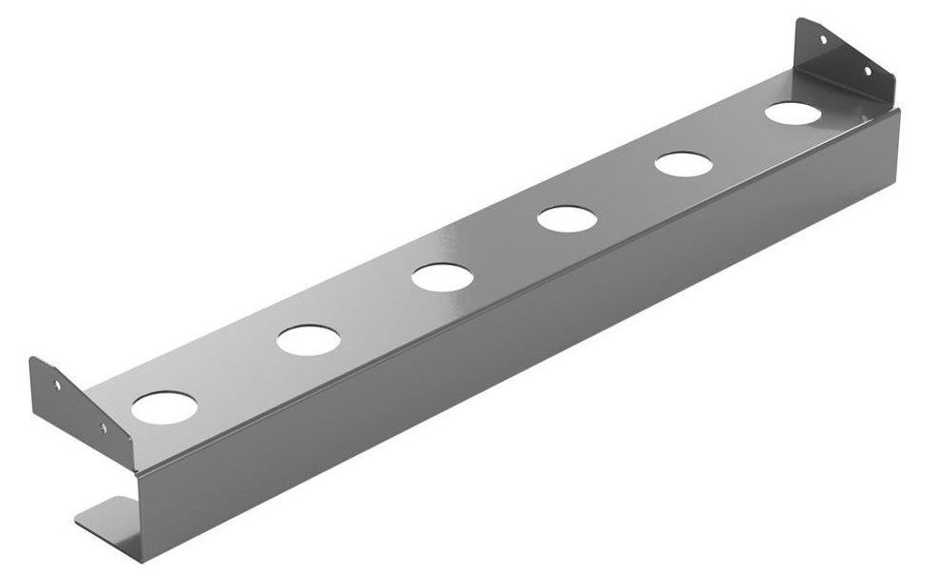 Hailo Flaschenhalter 3273631 für 6 Weinflaschen 60 cm Schrank Metall dunkelgrau