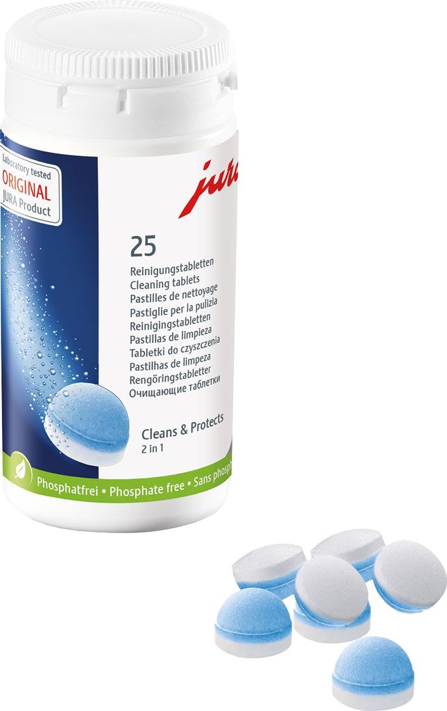 Jura 62535 Reinigungstabletten 25er Dose Produktbild 