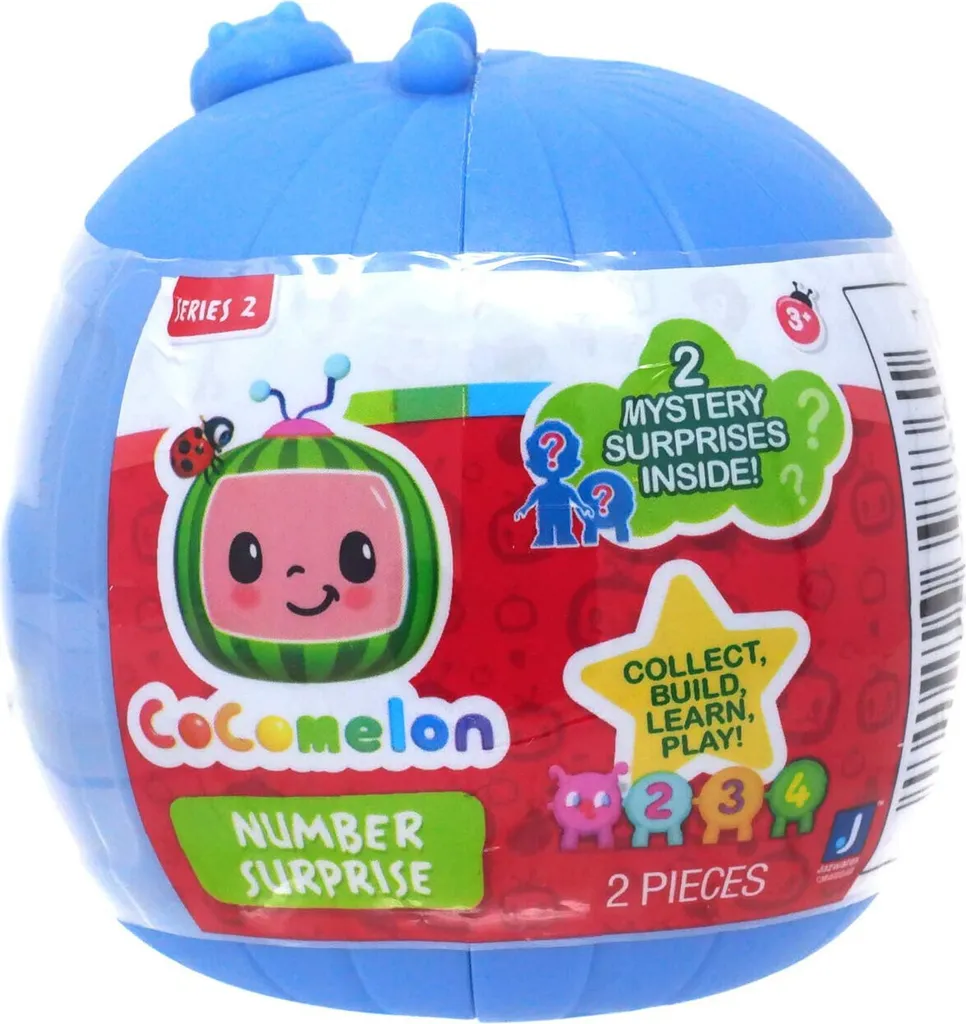 Figurine Cocomelon Numéro Surprise Série 2 - Jouet Éducatif Premier Âge