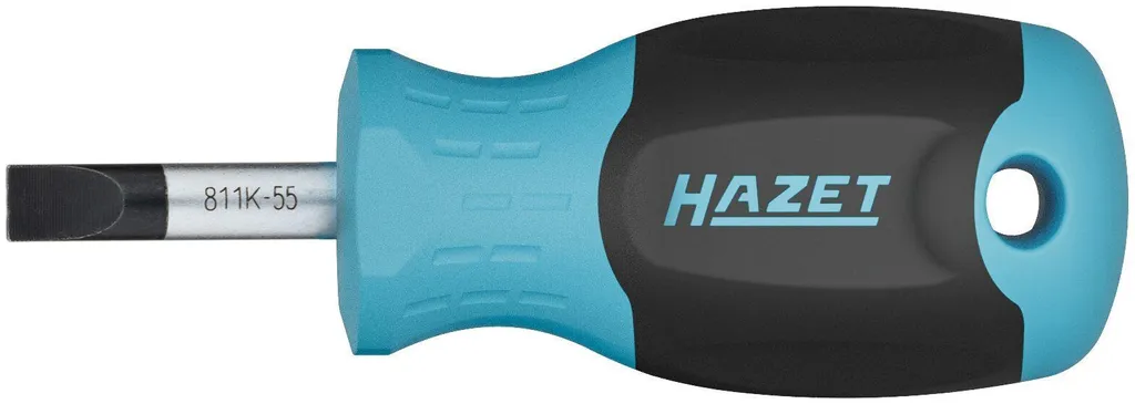 Hazet 811K-55 Cacciavite a Taglio Corto 5.5mm | Standard DIN ISO