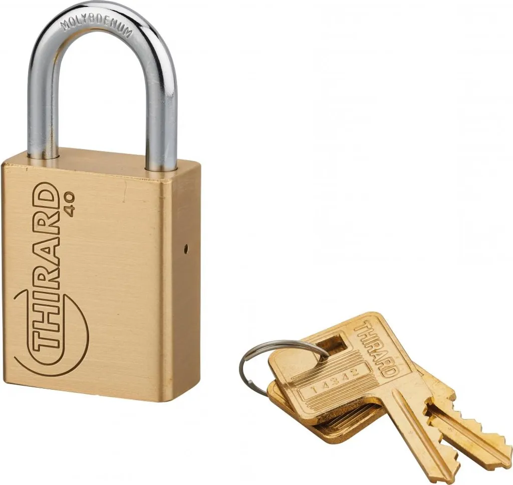 Cadenas extérieur Thirard 40mm : fini la rouille sur vos fermetures à clé