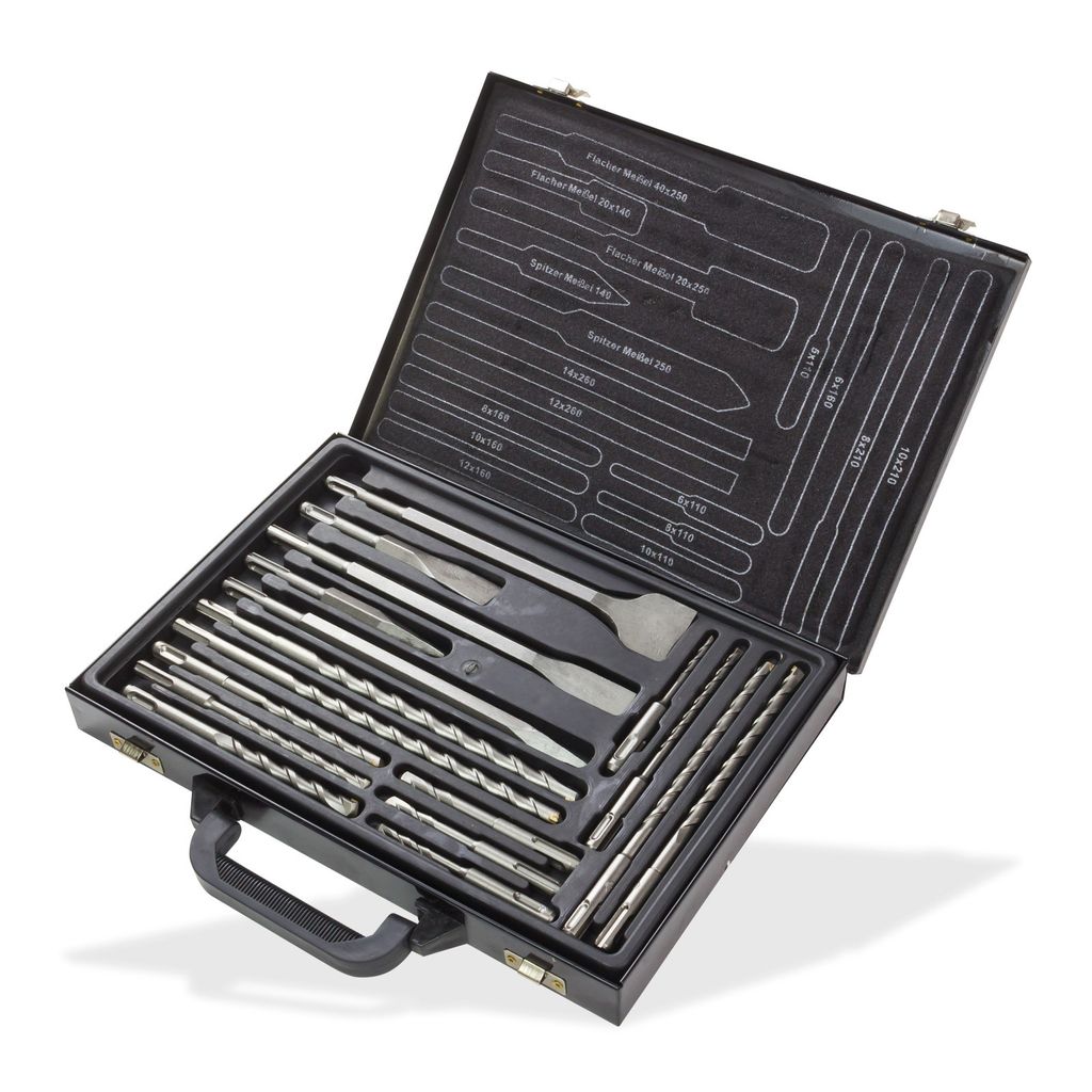 SDS-plus-Bohrer und Meißel 40-210 mm, 17-teiliges Set