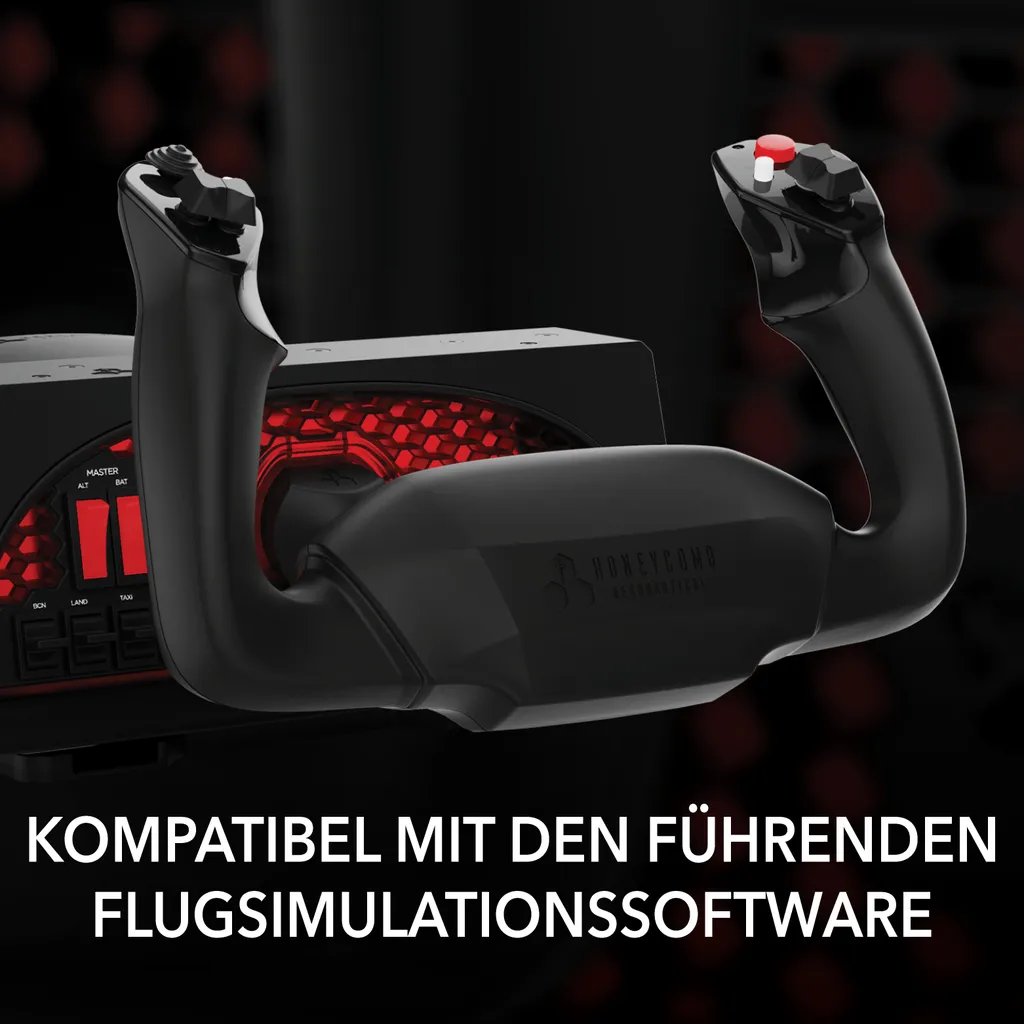 Joug de simulation Honeycomb Alpha Flight Controls avec panneau switch - 29