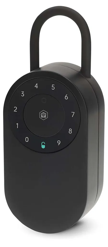 Coffre à clés extérieur Bluetooth IP65 noir pour Airbnb et colocations
