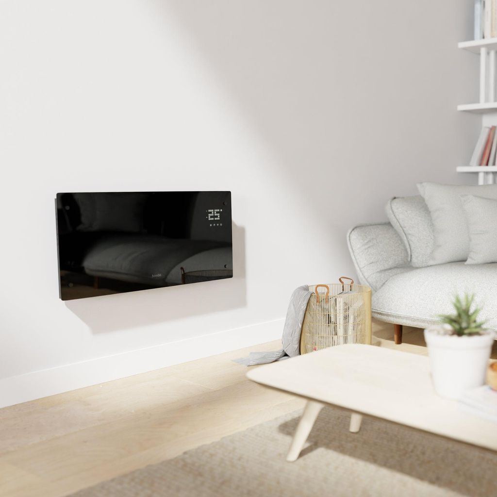 Hombli Smart Convection Heater - 2000W Black Glass Image du produit 