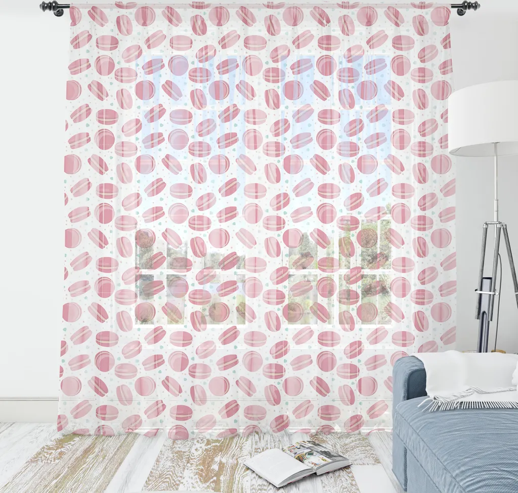 Grande tenture murale décorative motif pâtisserie pour chambre