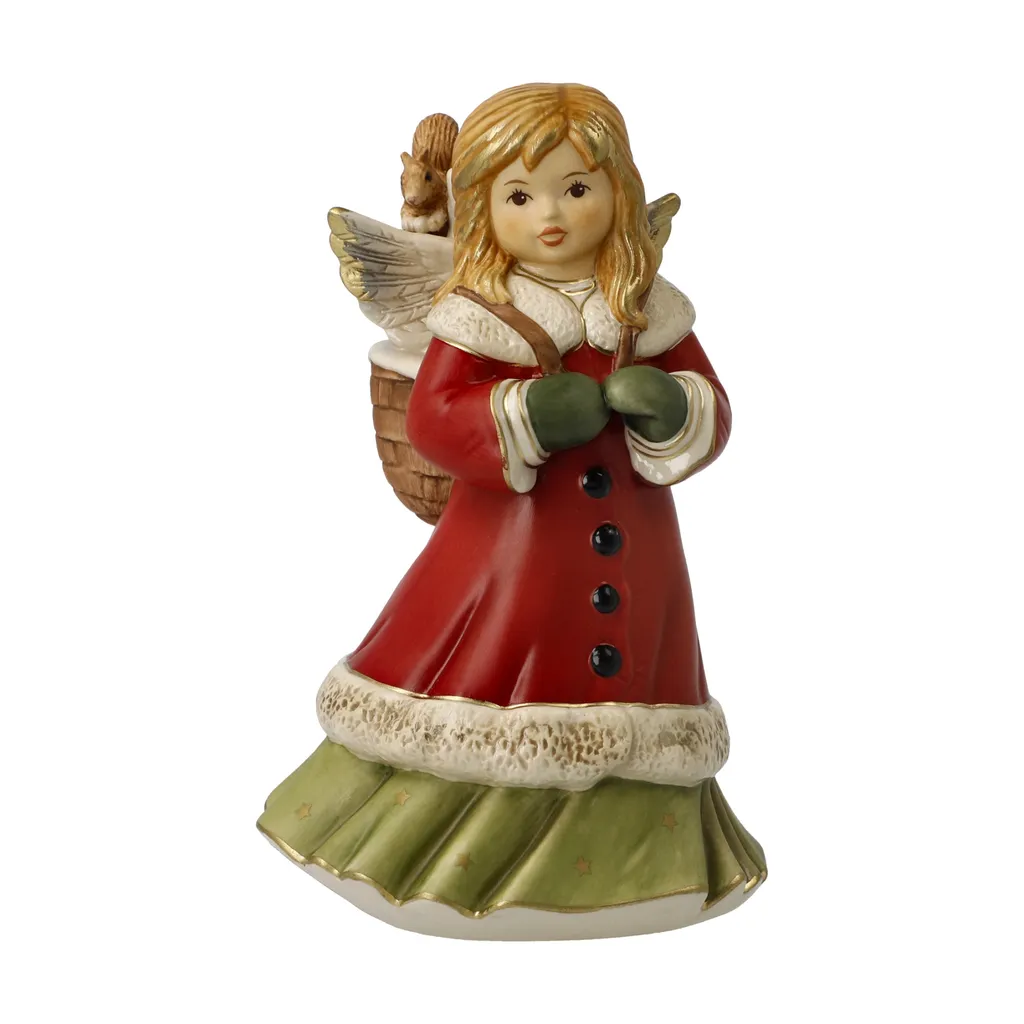 Ange Goebel Waldspaziergang Figurine en Grès Peinte à la Main - Luxe