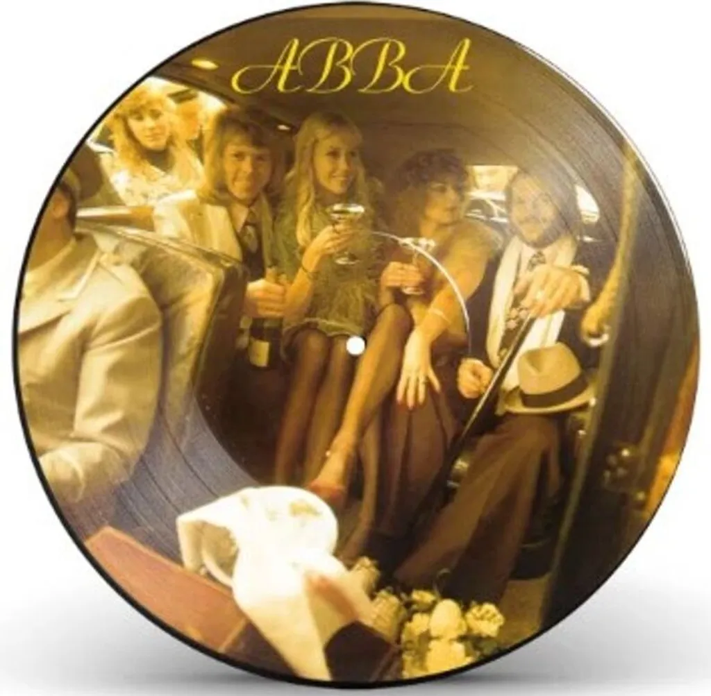 Vinyle ABBA pour Collectionneur Objet Déco Picture Disc Album Culte LP