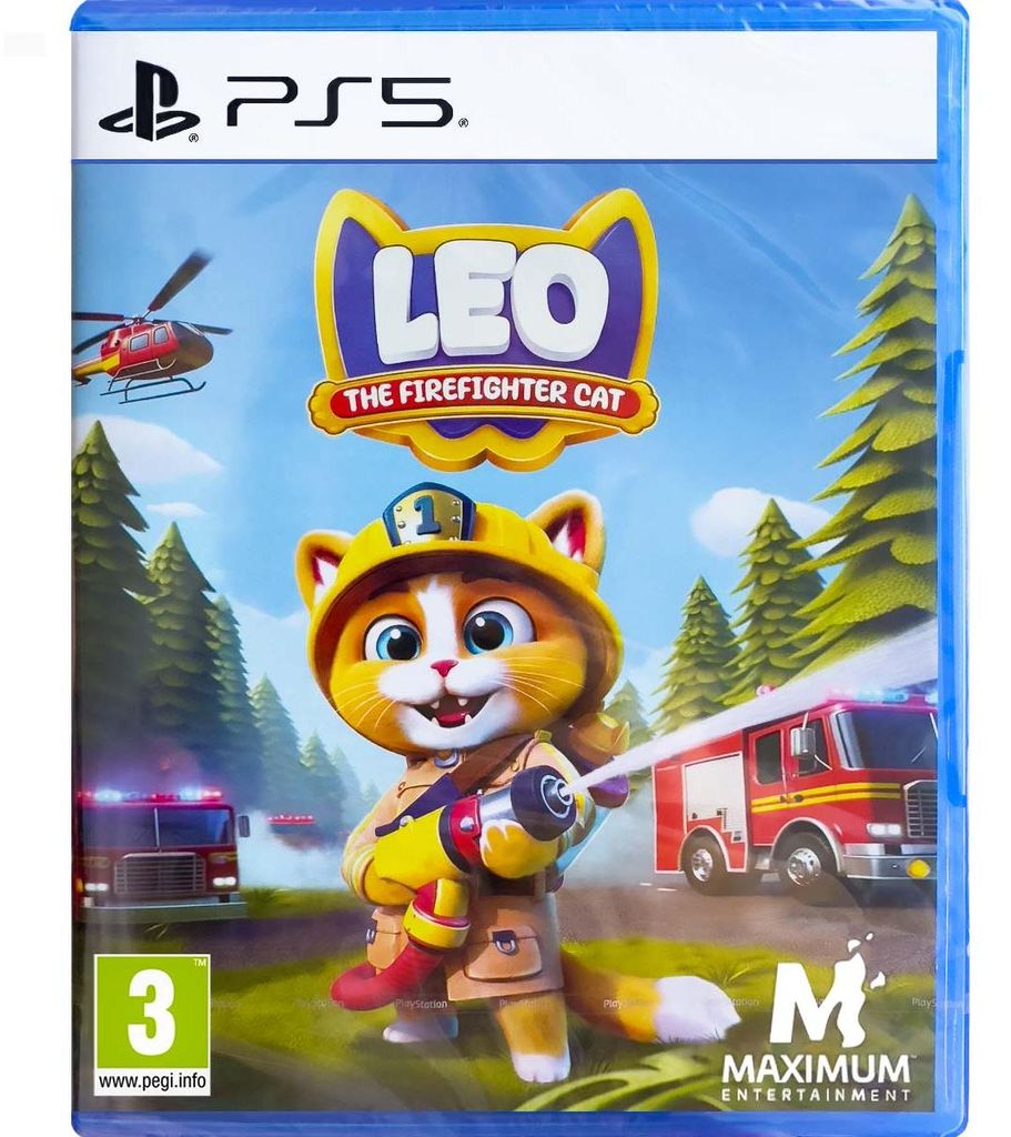 Nordic Game Supply Leo the Firefighter Cat, PlayStation 5, E10+ (Jeder über 10 Jahre)