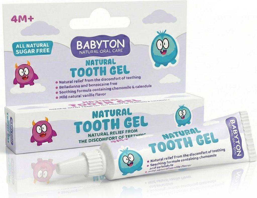 Babyton Baby Zahn-Gel 15g | Natürliche, Fluoridfreie & Sanfte Zahnpflege