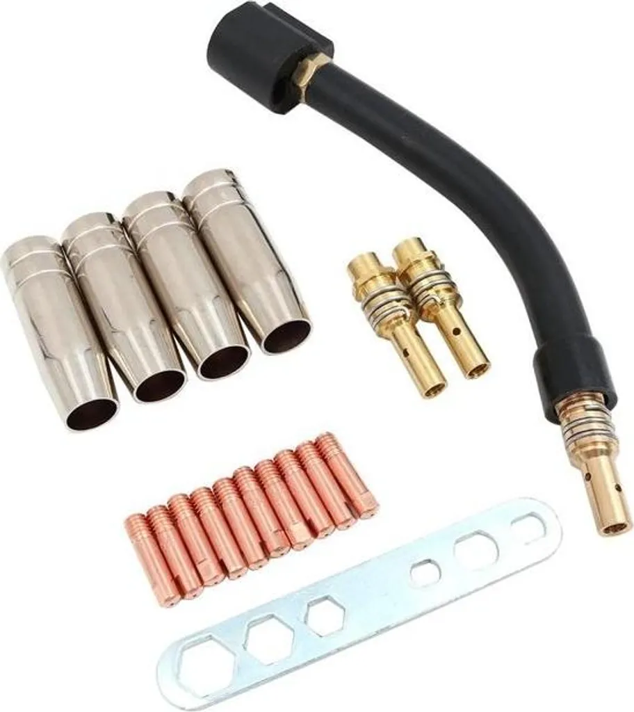 Buse de Soudage pour Torche MIG MAG 15AK - Jeu de Consommables 18pcs