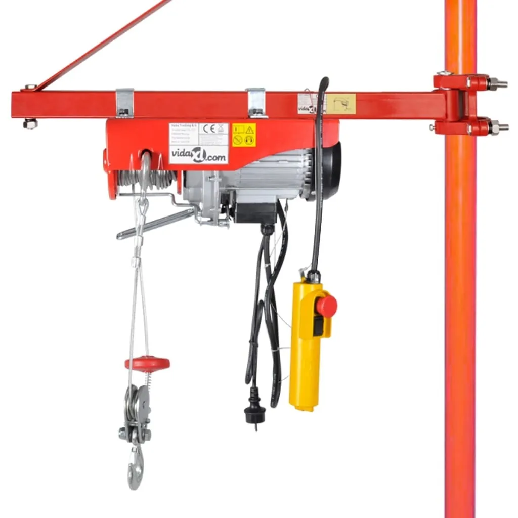Mât de levage orientable 600 kg vidaXL avec bras en acier renforcé 75cm - 4