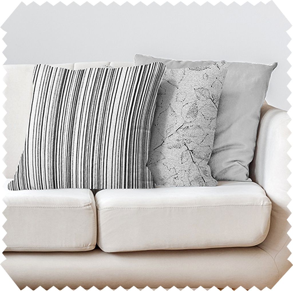 novely 3er-SET DEKOKISSEN MALCHIN - Kuschelweiche Sofakissen - Kissenbezug für Zierkissen in 40x40 cm - Farbe: 05 Hellgrau | Ausführung: Komple...