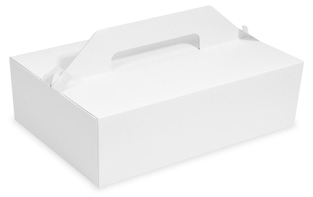 50x Tragebox für Tortenstücke und Kuchenstücke 27x18x10cm Produktbild 