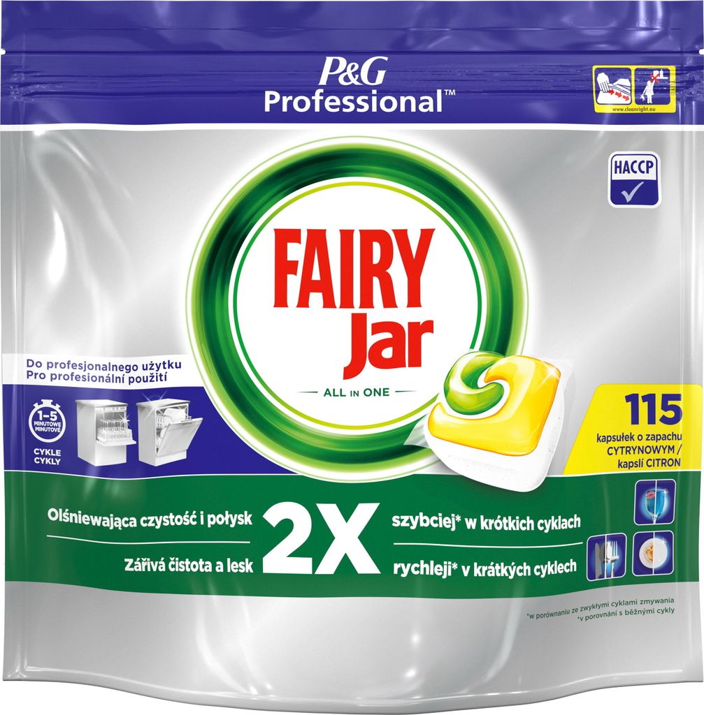 Fairy Professional All in One kapsułki do zmywarki 115 Zdjęcie produktu 