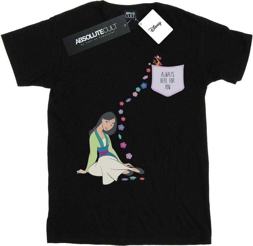 Disney - "Always Here For You" T-Shirt für Damen BI18056 (5XL) (Schwarz)
