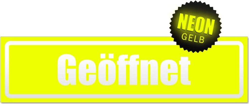 Geöffnet invertiert Magnetschild Schild magnetisch