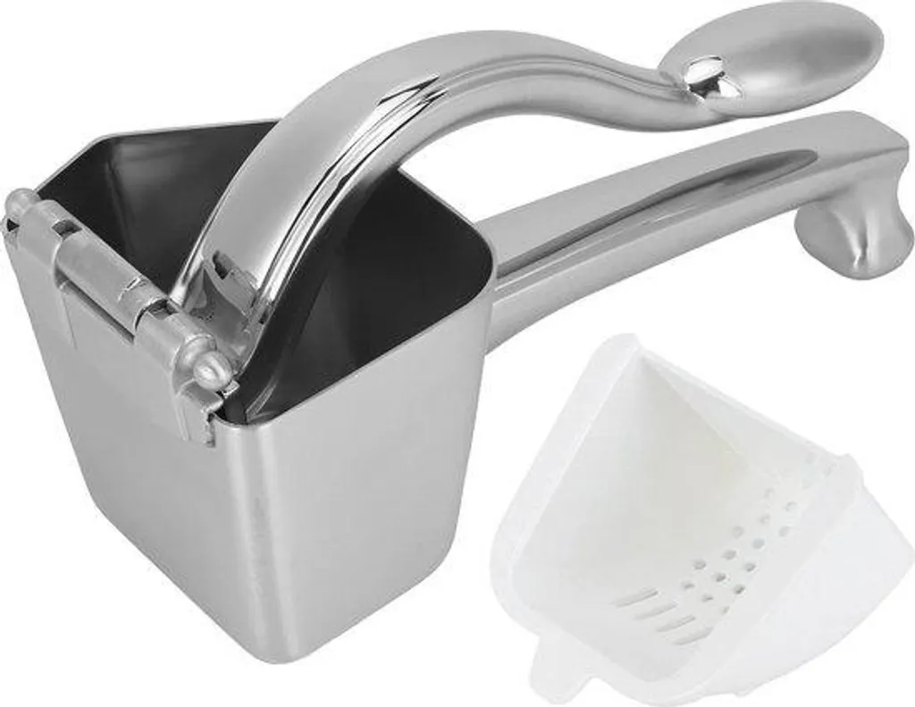 Presse-citron manuel inox : Finissez-en avec le jus sur les doigts !