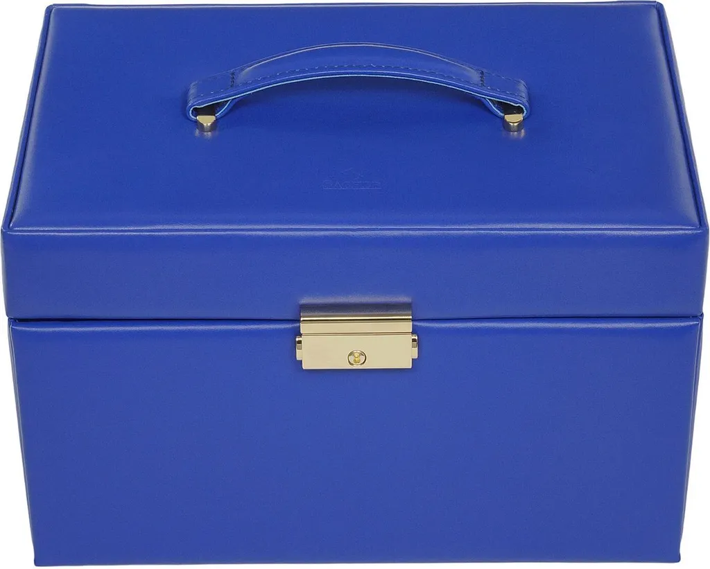 Boîte à bijoux Sacher anti-nœuds : rangement Colisimo Karen Blue