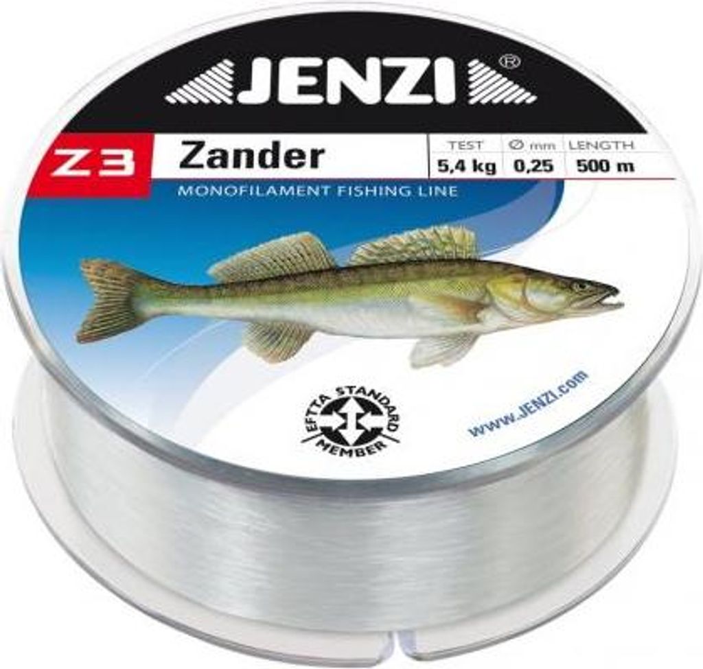 Jenzi Angelschnur Zander 500m 0,30mm 6,7kg