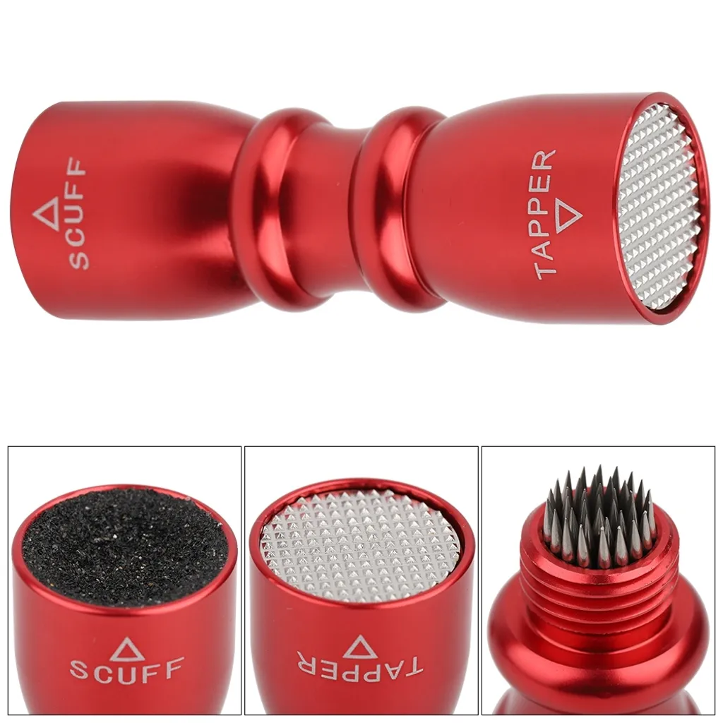 Outil de réparation pour pointe de queue de billard rouge en aluminium