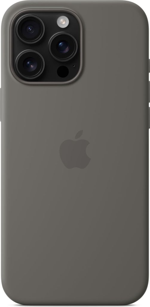 Apple iPhone 16 Pro Max Hülle - Silikon - Soft Case/Backcover - Grau