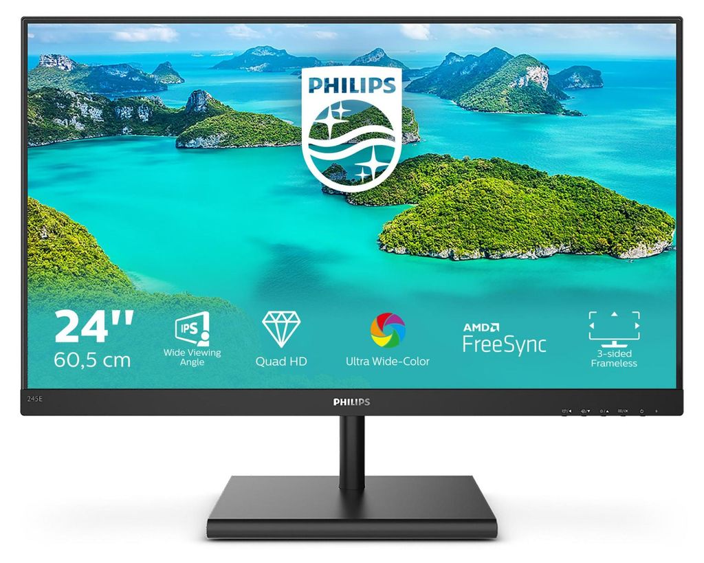 Philips E Line 245E1S/00, 60,5 cm (23.8"), 2560 x 1440 px, Zdjęcie produktu 