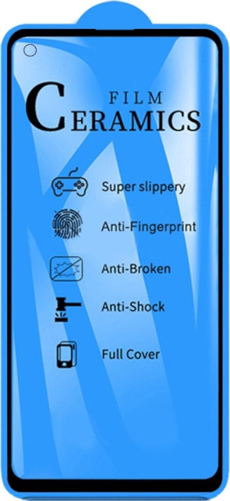 Für Samsung Galaxy A21s A217F 2x 2.5 D H9 Full Ceramics Folie Schwarz Schutz Neu