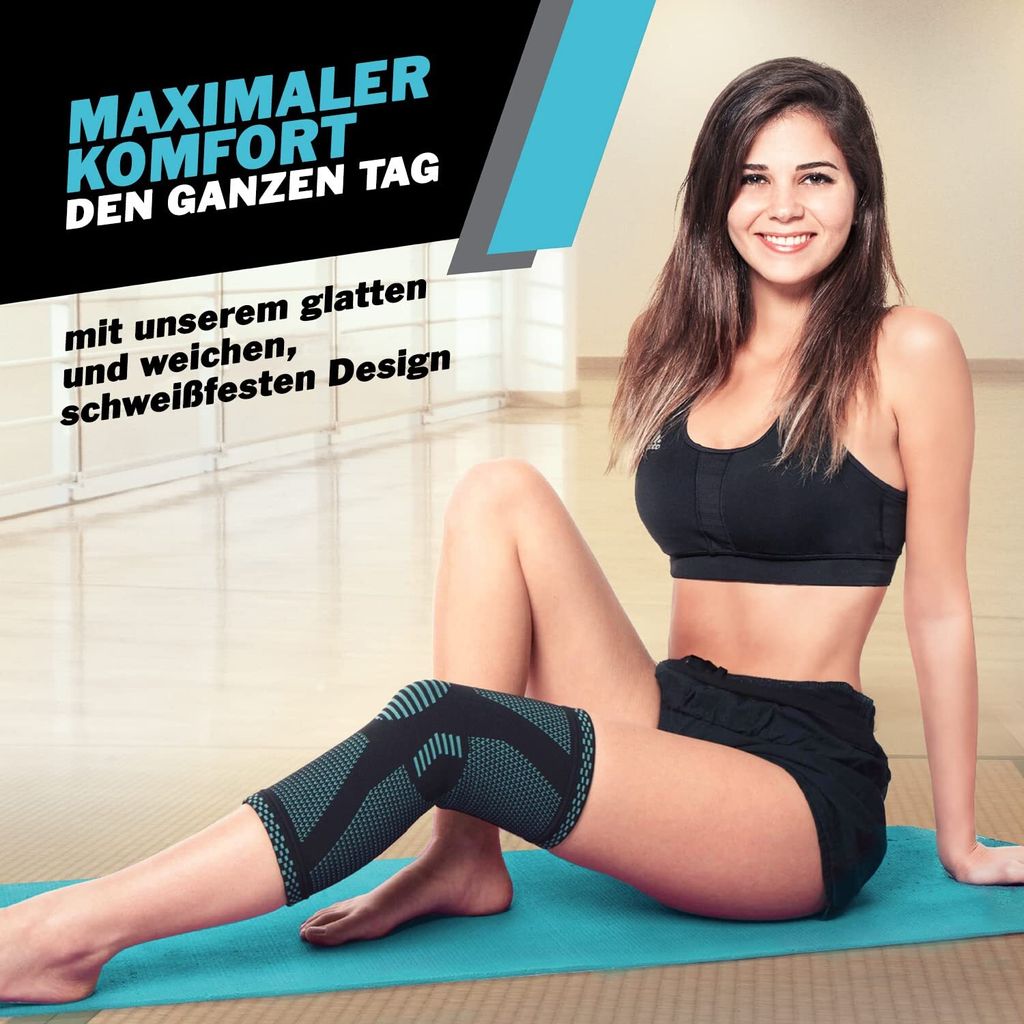 POWERLIX Kniebandage für Damen/Männer, Kompression Produktbild 4