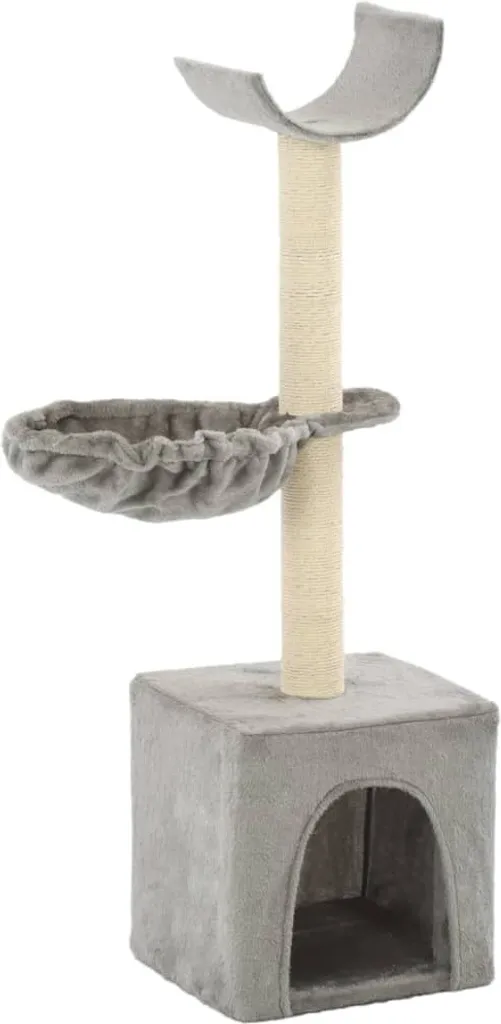Albero Tiragraffi 105cm Grigio Antracite | Design e Benessere Felino