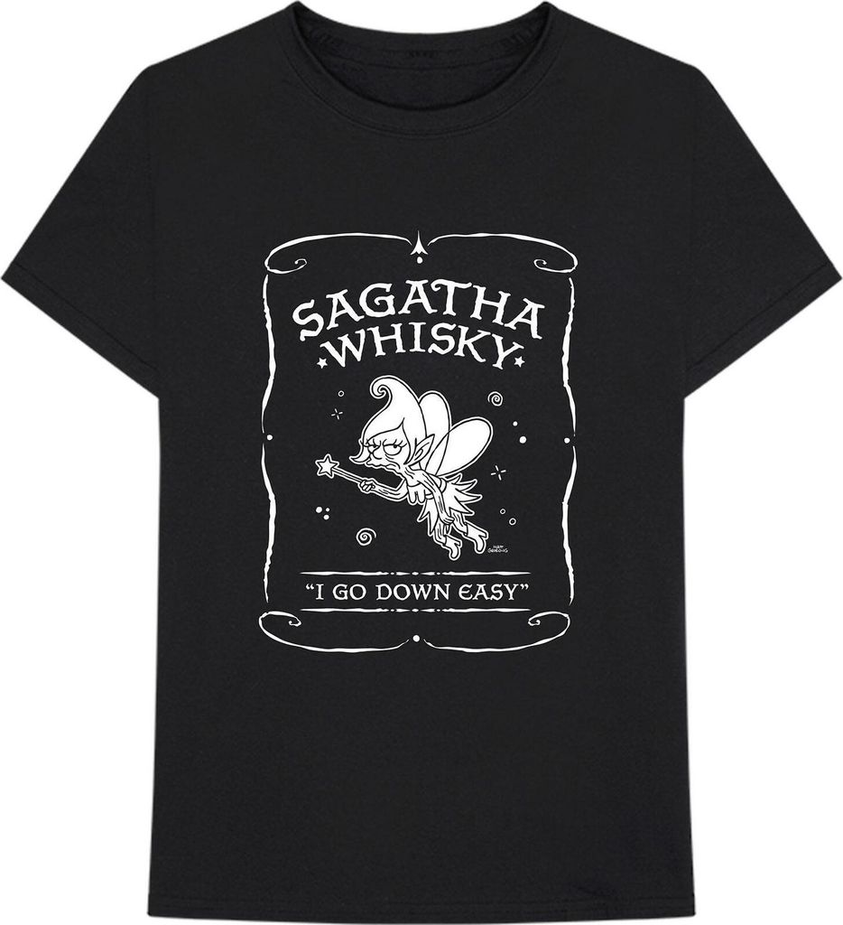 Disenchantment - "Whiskey" T-Shirt für Herren/Damen Uni RO7961 (S) (Schwarz)