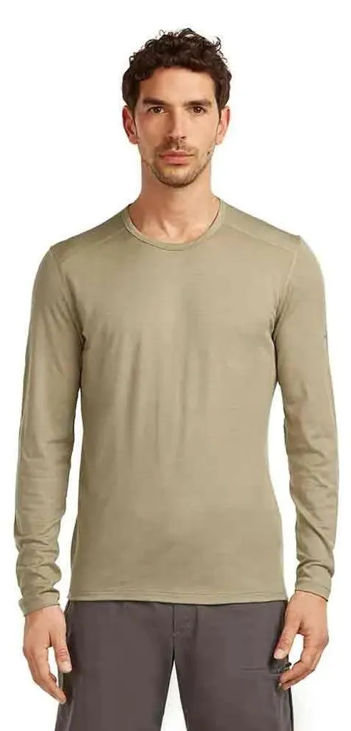 Haut Thermique Ski et Randonnée Icebreaker 200 Oasis Homme Vert M