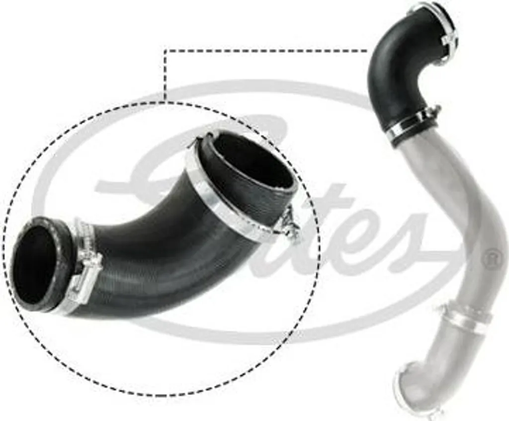 Tuyau d'air de suralimentation contre la fumée noire du turbo