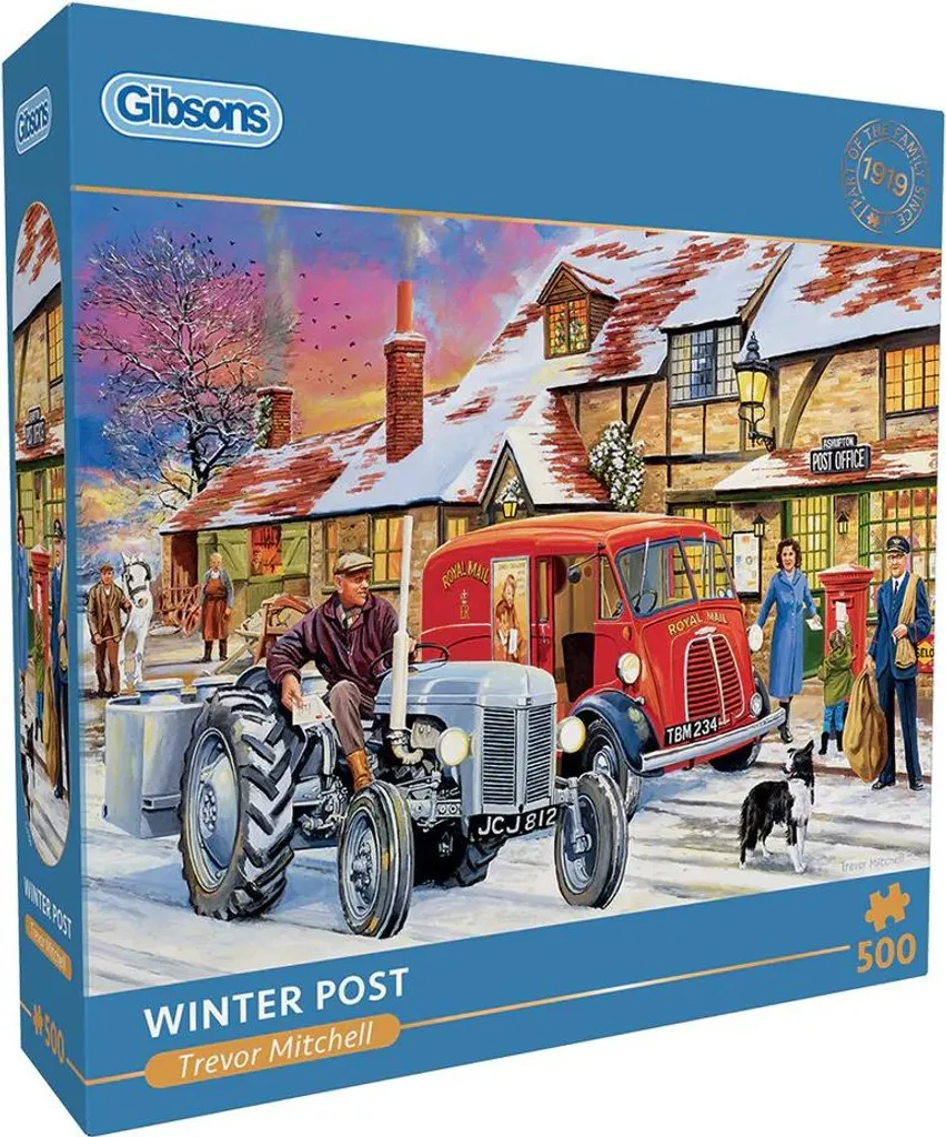 Puzzle de 500 pièces en carton Gibsons paysage d'hiver pour adultes