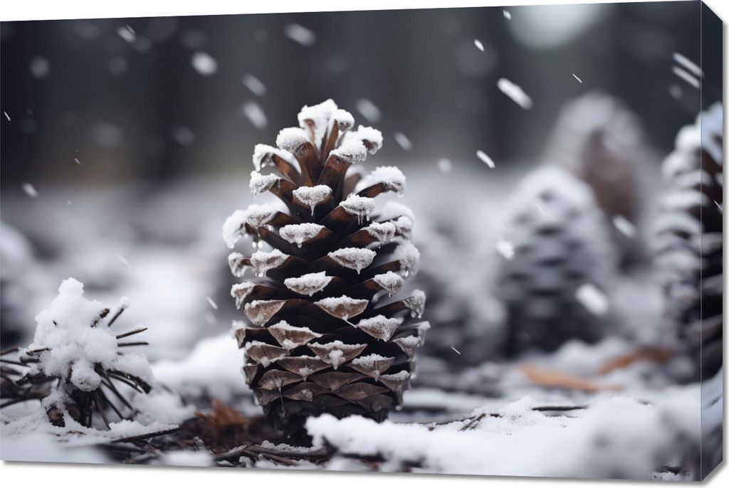 Bild 90x60cm Winterliche Ruhe