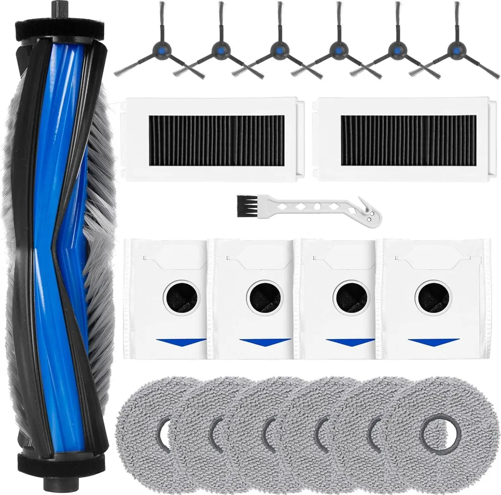 Accessoires de Nettoyage Sols pour Ecovacs Deebot N30 PRO OMNI - Pack 15