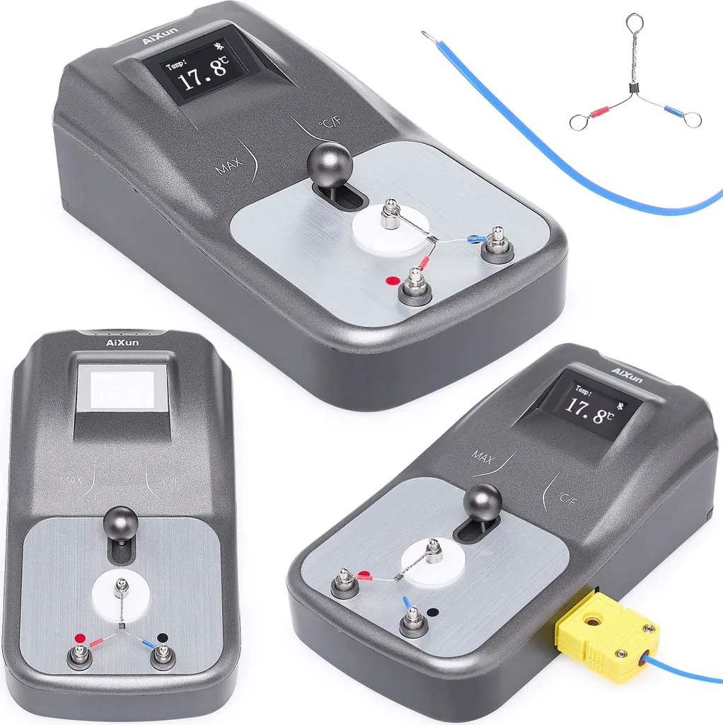 Aixun DT01 Thermomètre d'étalonnage pour pannes de fer à souder LCD