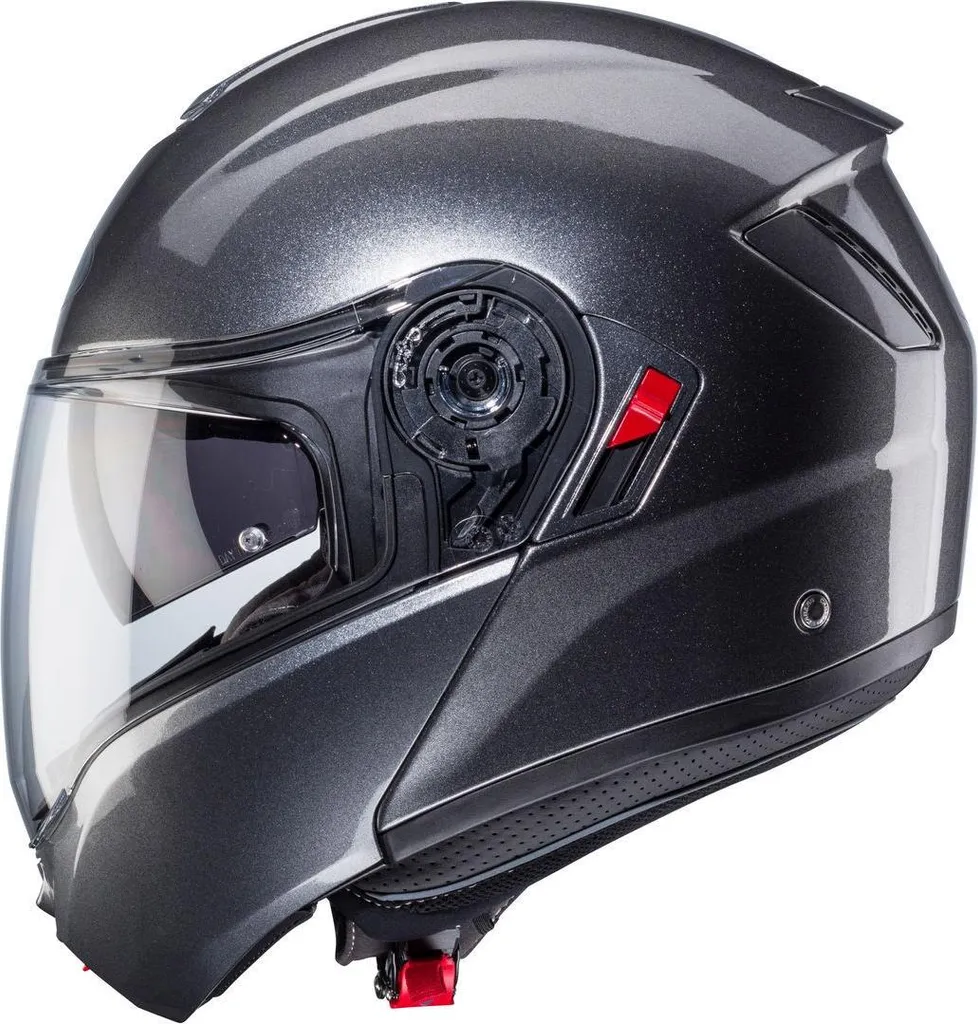 Casque Modulable Caberg Levo X Uni Gris Métallisé S - Sécurité Premium