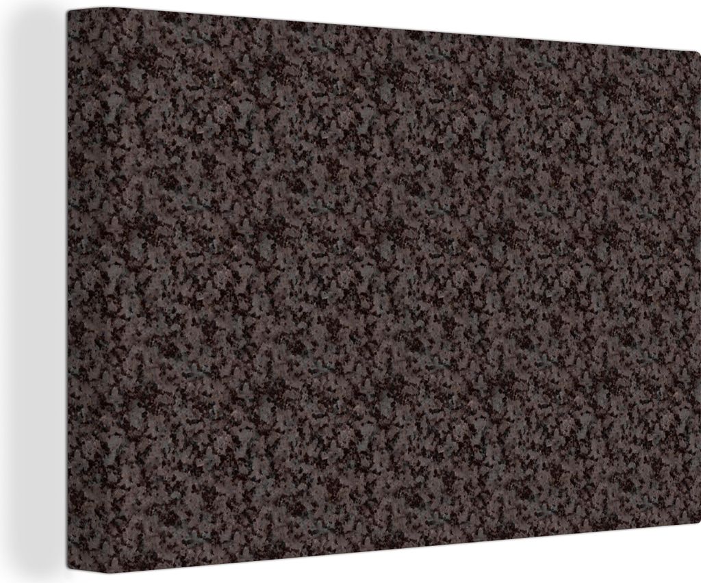 OneMillionCanvasses - Leinwandbilder - 150x100 cm, Stein - Muster - Granit, Wandbilder Kunstdruck Wanddekoration - Foto auf Leinwand - Gemälde a...