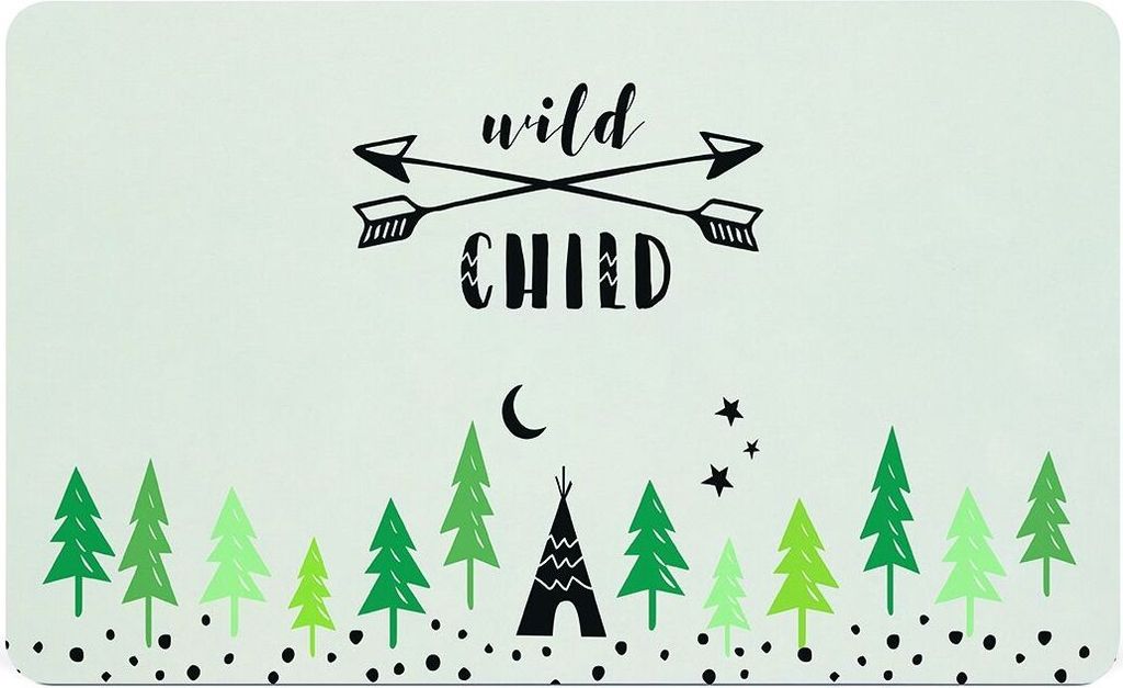 Frühstücksbrettchen aus Resopal - Wild Child