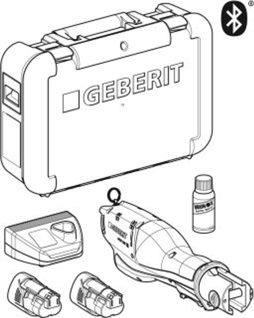 Geberit 691017P11 Pressgerät ACO 103 in Koffer 12V