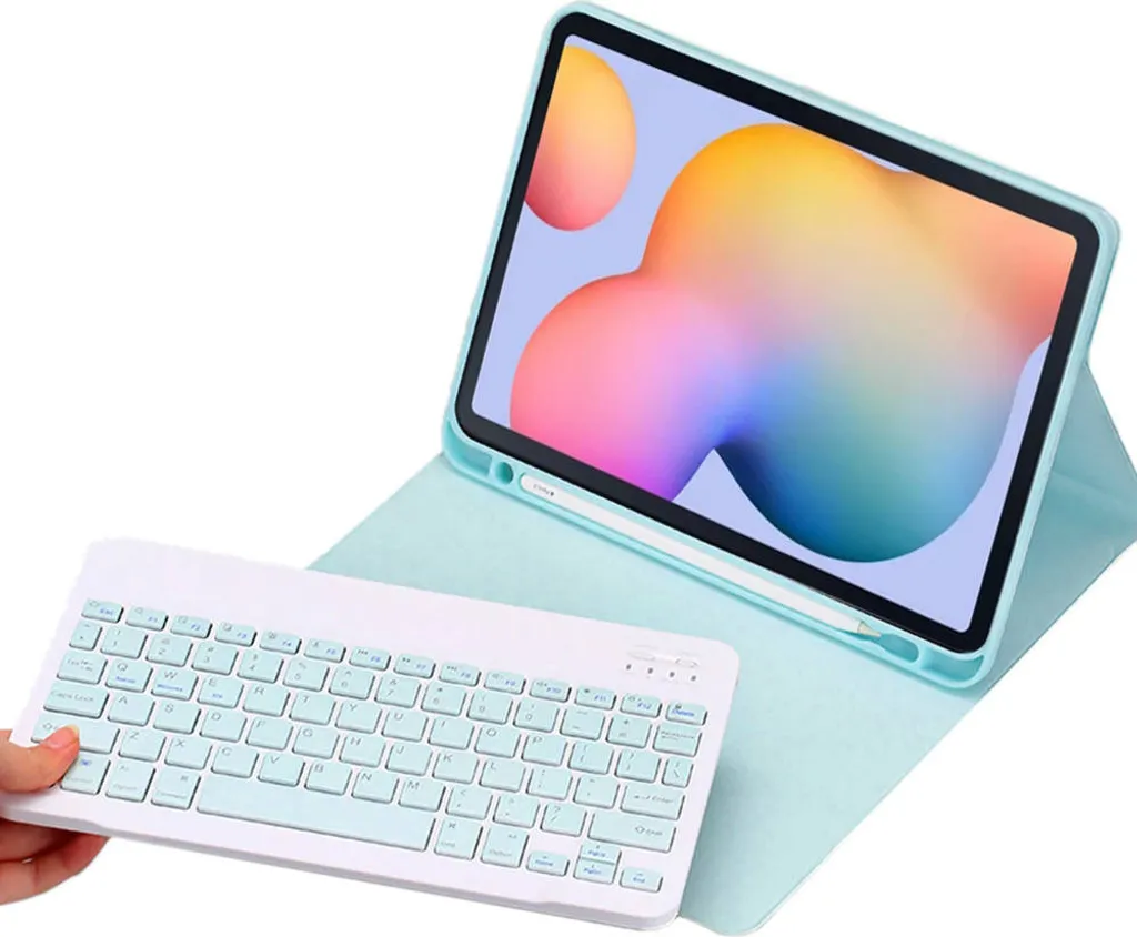 Custodia con tastiera per Samsung Galaxy Tab S6 Lite - CFS6L (blu)