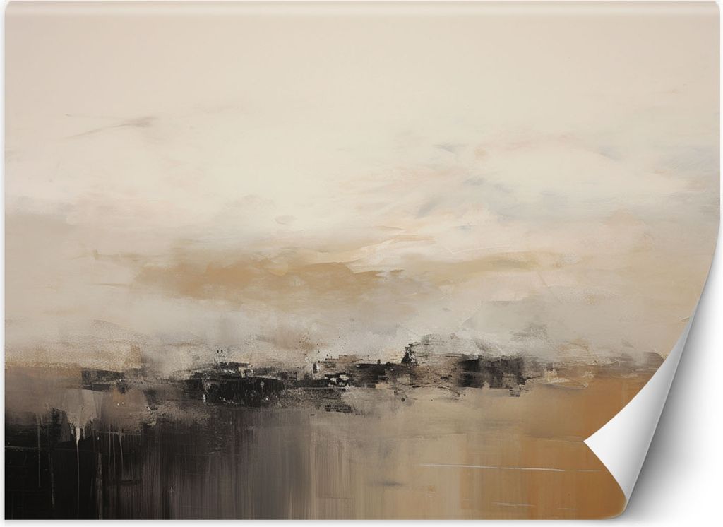 Vlies fototapete Erhabene Abstraktion Beige 150x105 cm Feeby Beige inkl. Kleber einfache Montage