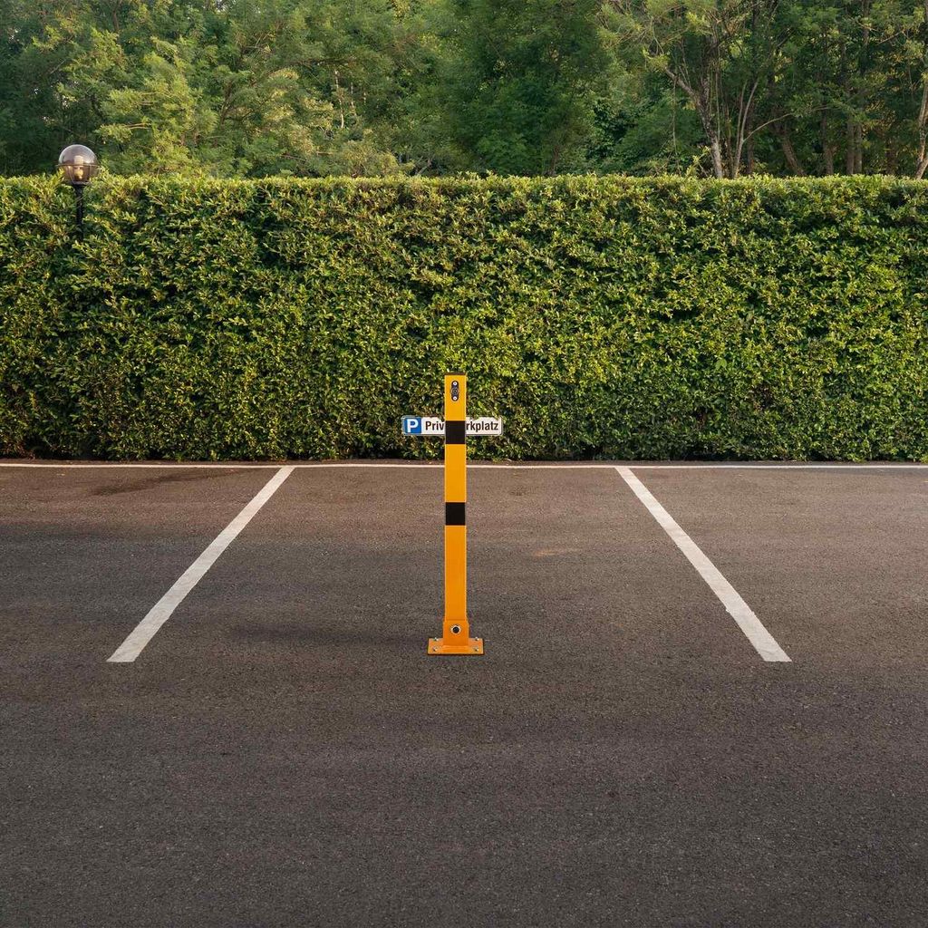 Klappbarer Absperrpfosten