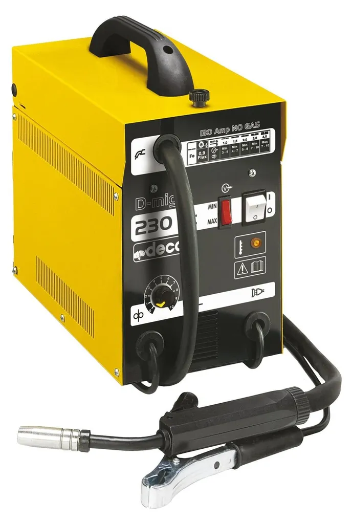 Poste MIG sans gaz 130A compact D-MIG 230 - Idéal travaux extérieurs
