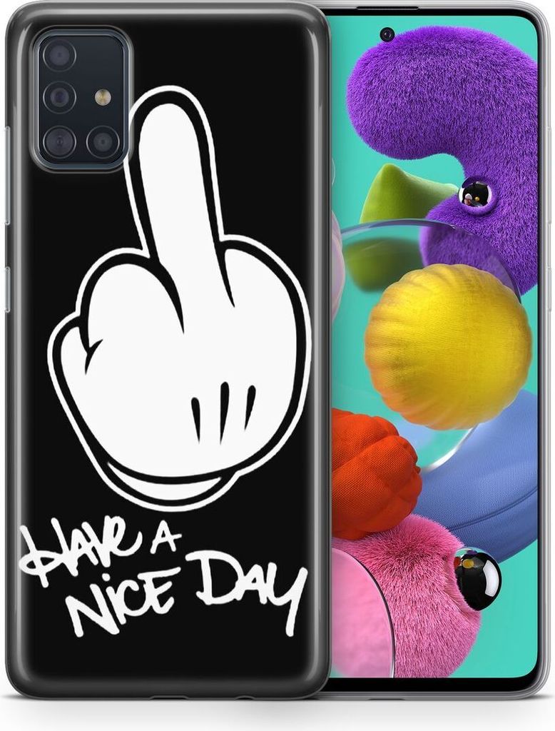 Handyhülle für Samsung Galaxy Schutz Case Cover Bumper Etui Schale Ultra Dünn, Modell:Samsung Galaxy Note 20, Motiv auswählen:Have a nice Day