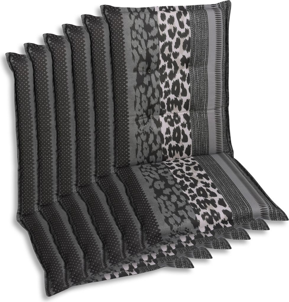 GO-DE Textil, Sesselauflage Mittellehner, 6er Set, Farbe: Produktbild 