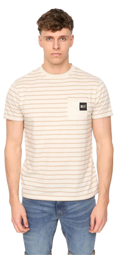 Duck and Cover - "Danversity" T-Shirt für Herren BG2623 (XL) (Steinfarben)