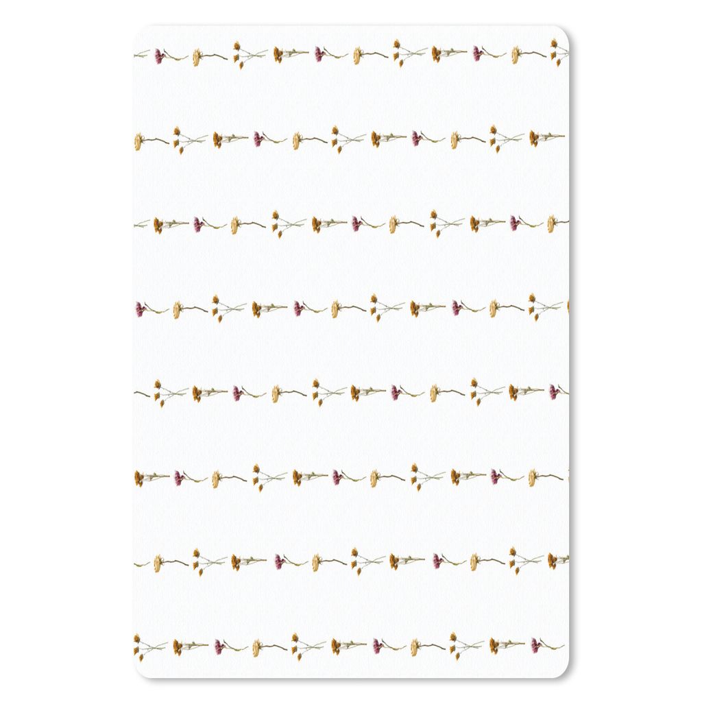 MuchoWow Mauspad Mousepad Blumen - Muster - Pastell 40x60 cm - Mousepads - Maus Mat - Pad - Mausunterlage - Schreibtisch Accesoire